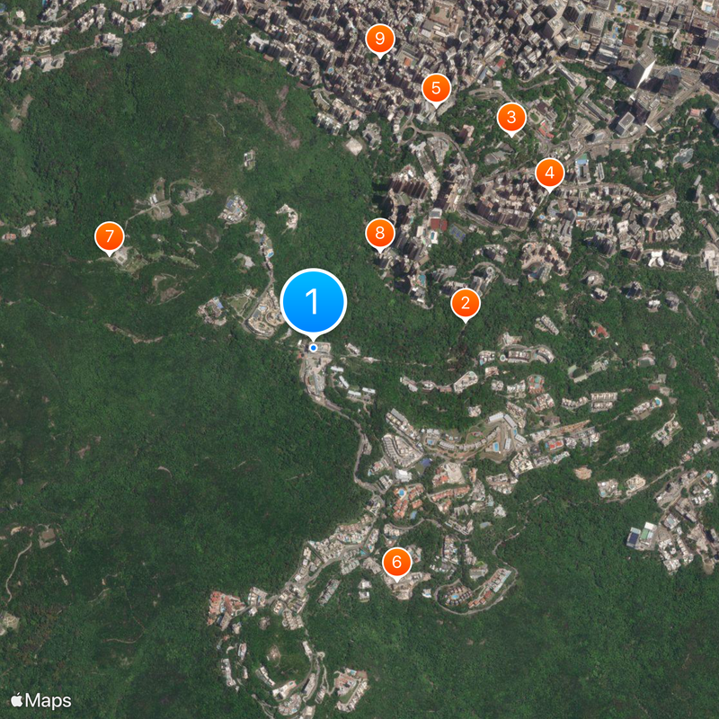 Madame Tussauds Hong Kong Mapa