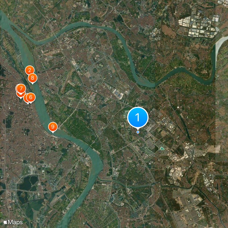 Hanoi University of Agriculture Map