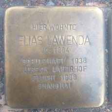 Stolperstein en memoria de Elias Lawenda