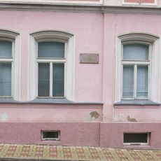 Pamětní deska Jana Havlasy na domě Českobratrská 21 v Teplicích