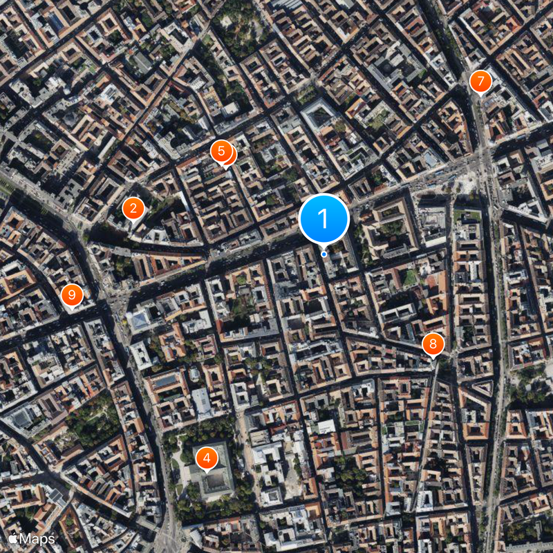 Academia de Teatro y Cine de Budapest Mapa