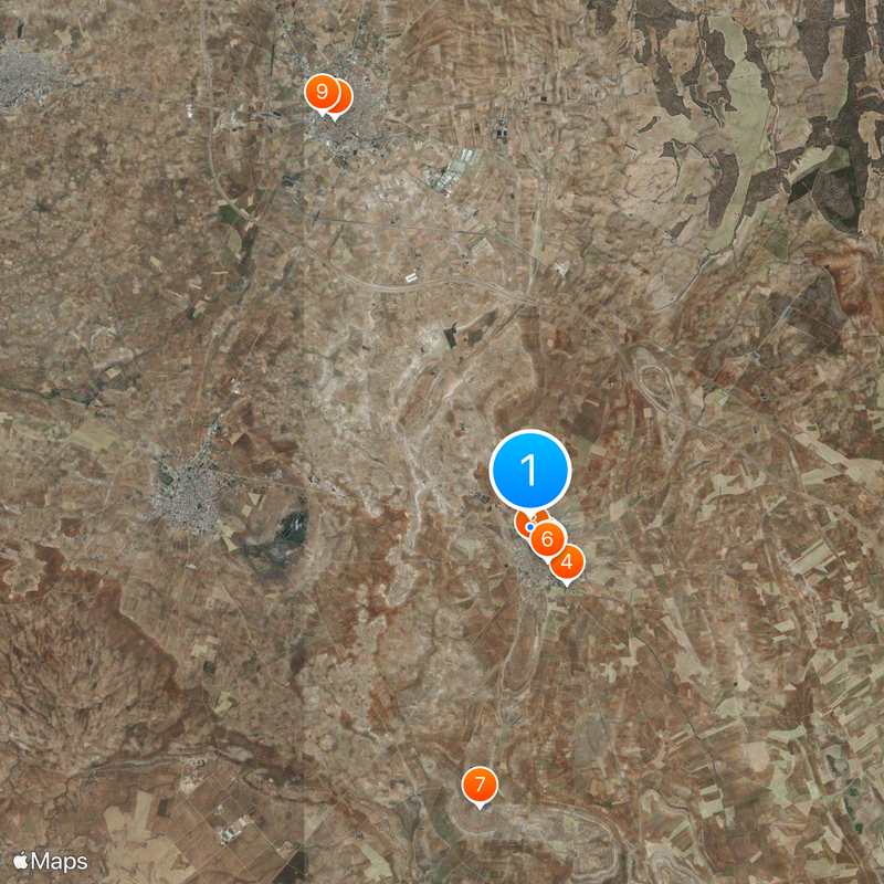 El Toboso Map