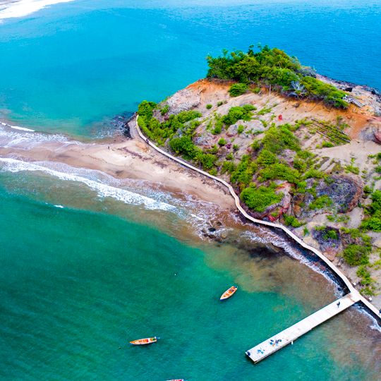 Tombolo de Sainte-Marie