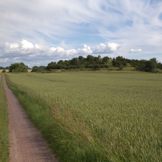 Kastad kulle torräng