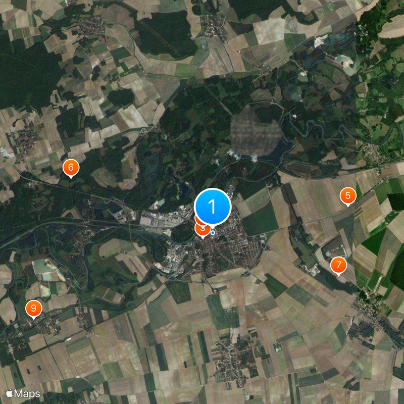 Nogent-sur-Seine Kaart