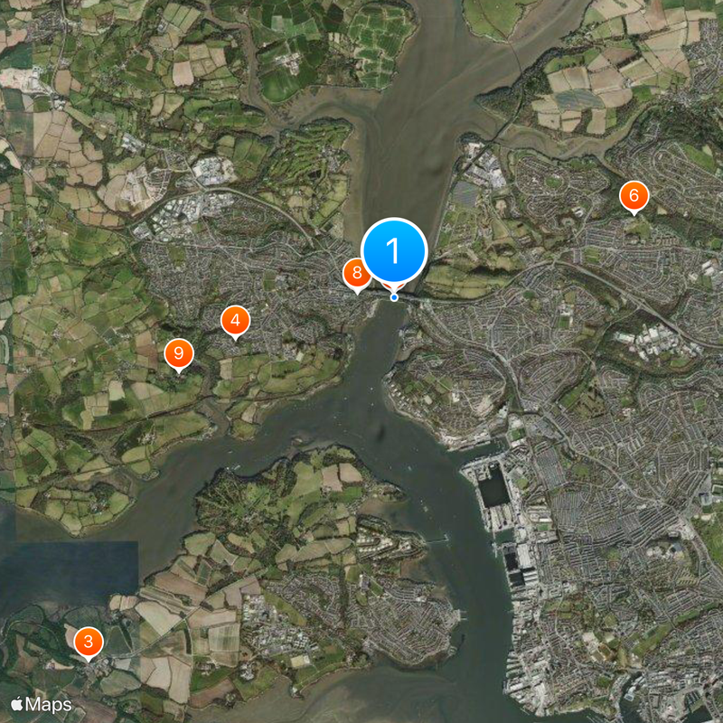 Royal Albert Bridge Map