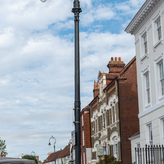 Street Lamp Outside Numbers 65 And 66