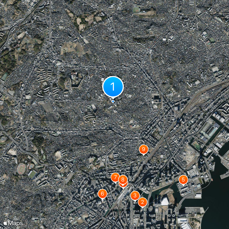 Sōshins flickskola Map