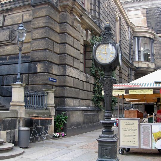 Uhr in der Münzgasse, Dresden