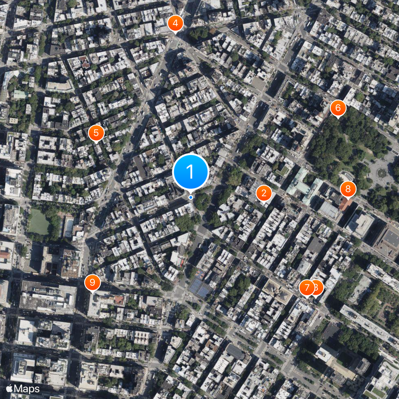 Bleecker Street Map