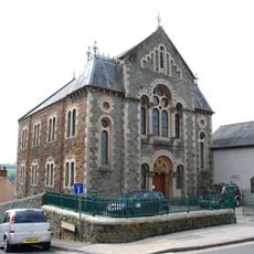 Forecourt rails, gates and piers to Capel Y Priody