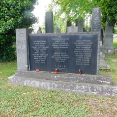 Pomník židovským vojákům padlým za 1. světové války na židovském hřbitově v Jihlavě