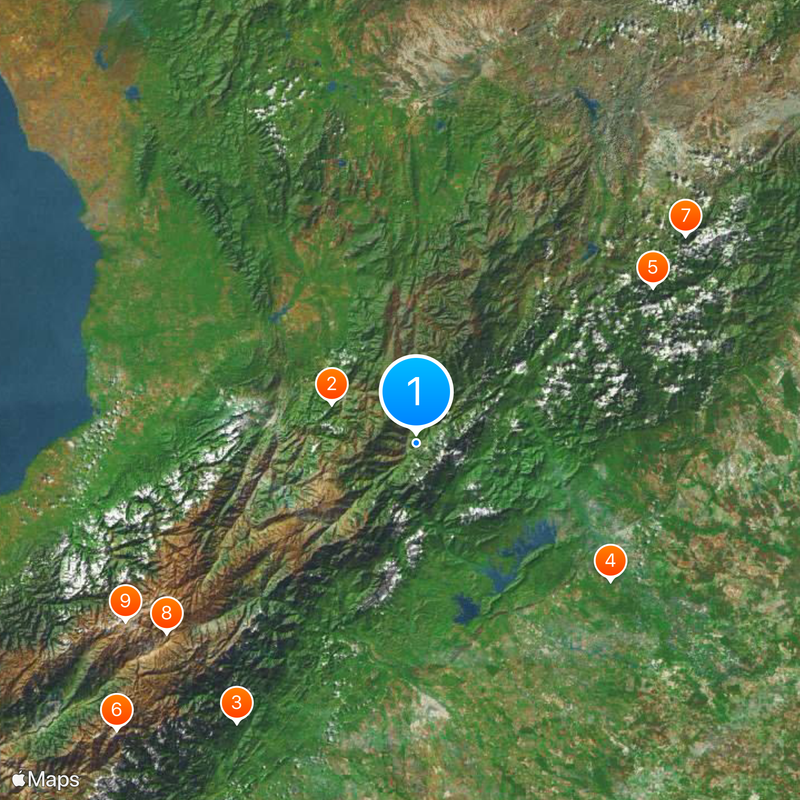 Boconó Map