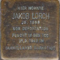 Stolperstein en memoria de Jakob Lorch