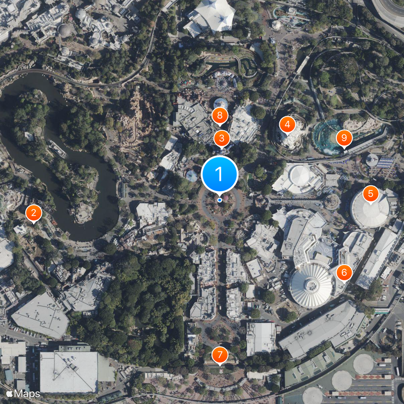 Avengers Campus Mapa