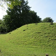 Castle Hill ringwork west of St James's Church