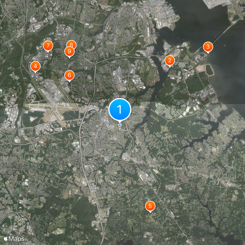 Glen Burnie Map