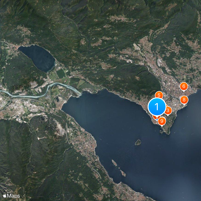 Verbania Mapa