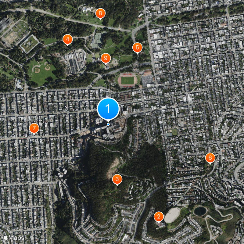 UCSF Medical Center Map