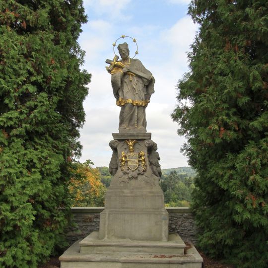 Statue of Saint John of Nepomuk in Nové Město nad Metují