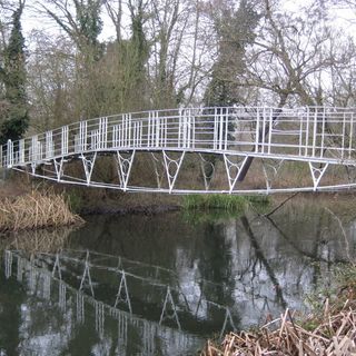 Footbridge Across River Colne, To South Of Denham Court