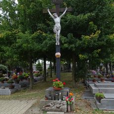 Cemetery cross in Hrnčíře Cemetery