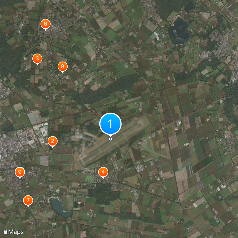 Volkel Air Base Map