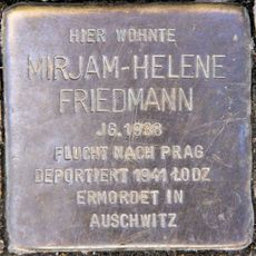 Stolperstein dedicated to Mirjam-Helene Friedmann