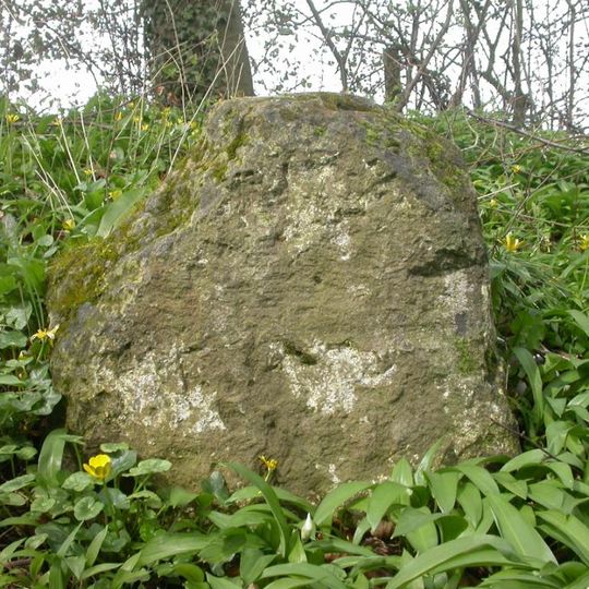 Milestone, Compton Abbas; opp.  Church by Bus Shelter