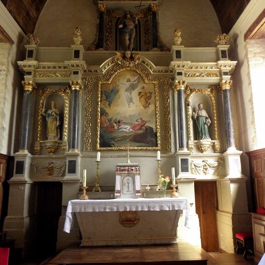 Retable du maître-autel de l'église Saint-Jacques-le-Majeur de Boistrudan