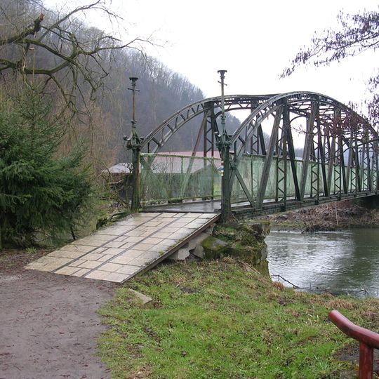 Footbridge over the Tichá Orlice in Brandýs nad Orlicí