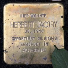 Stolperstein en memoria de Herbert Jacoby