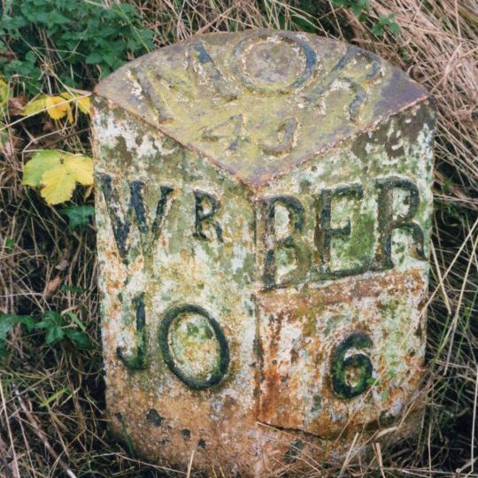 Milepost C 400 Yards South Of Berrington Lodge