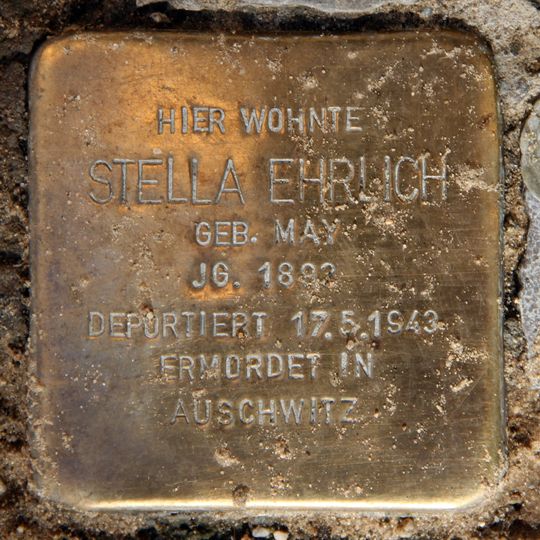 Stolperstein à la mémoire de Stella Ehrlich