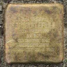 Stolperstein dedicated to Gertrud Brühl