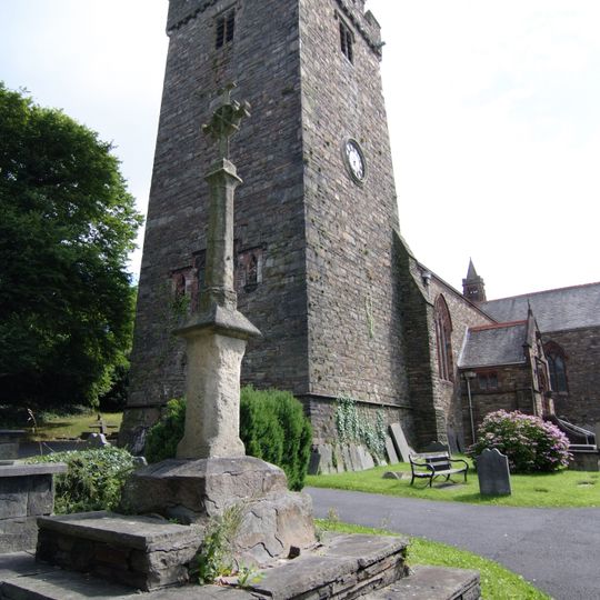 Churchyard Cross In Churchyard of St.Ellyw, Bridge Street