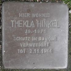 Stolperstein en memoria de Thekla Hinkel