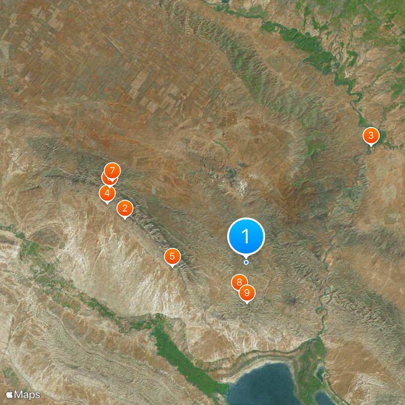 Vashlovani Strict Nature Reserve Mappa