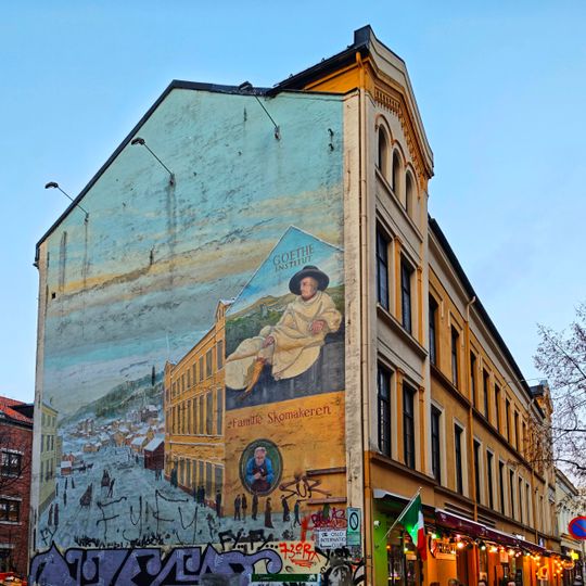 Muurschildering, kunstwerk