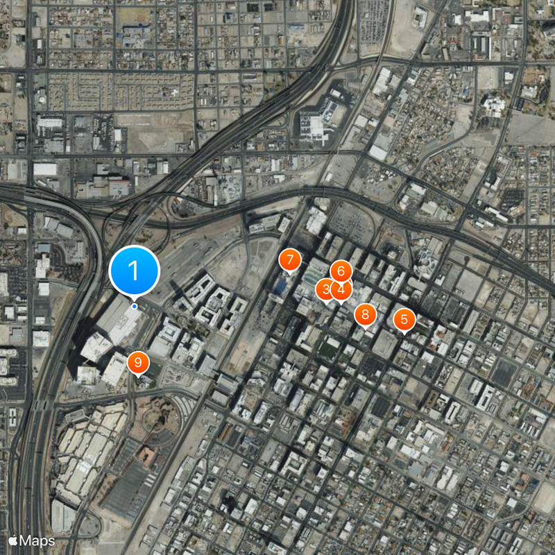 World Market Center Las Vegas Map
