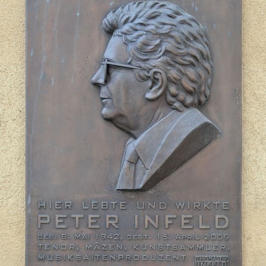 Gedenktafel für Peter Infeld