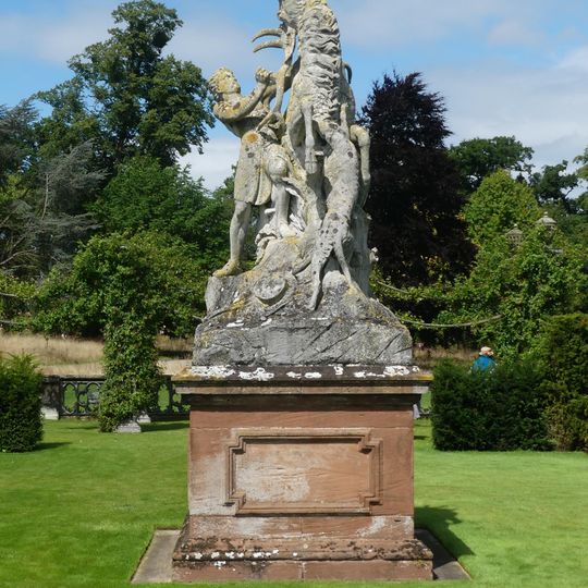 Statue north of canal on Central Terrace