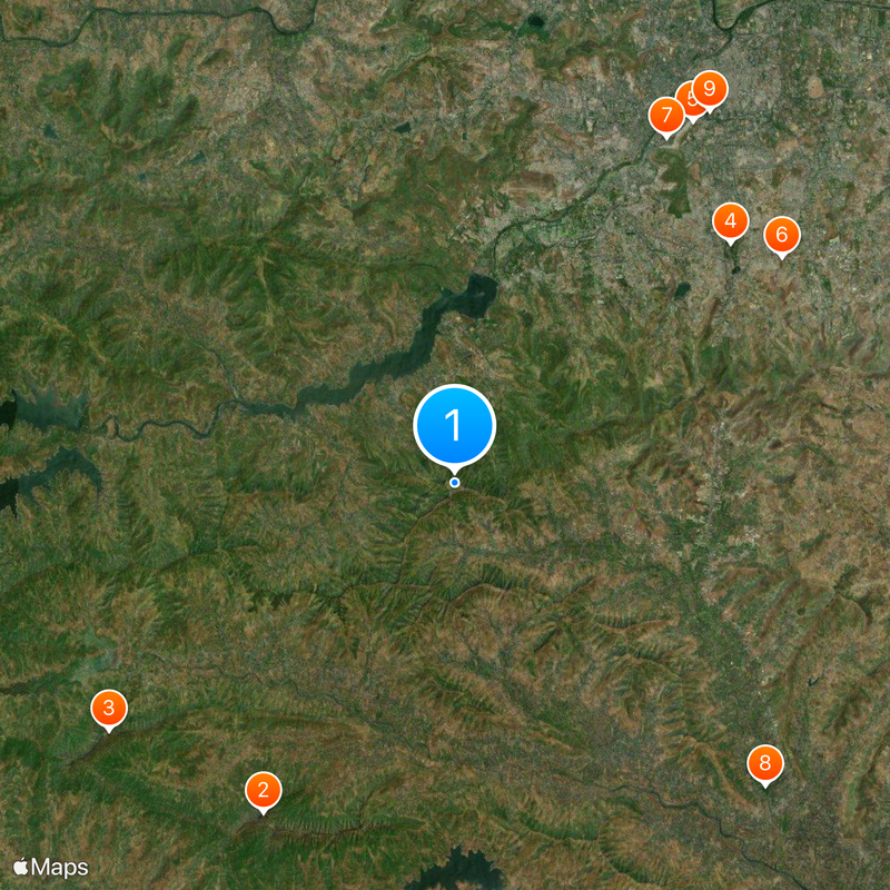 Fort de Sinhagad Carte