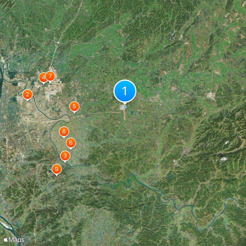 Changsha Huanghua International Airport Map