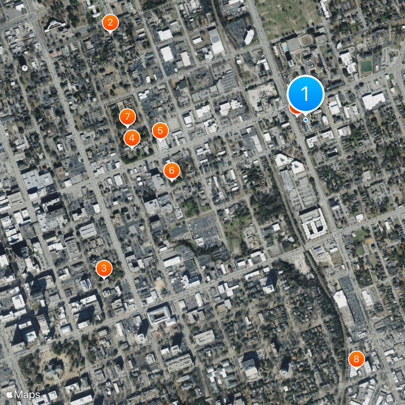 Allen University Map
