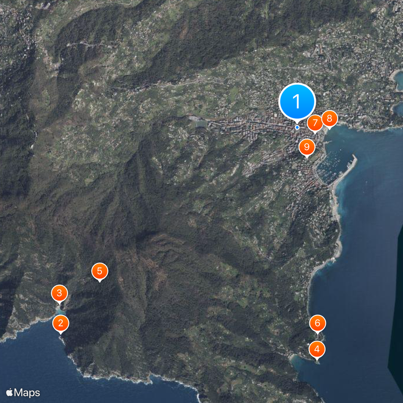 Santa Margherita Ligure Mapa