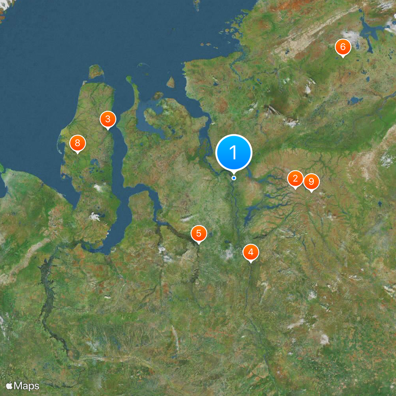 Taymyr Autonomous Okrug Map