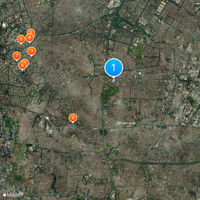 State University of Jakarta Map