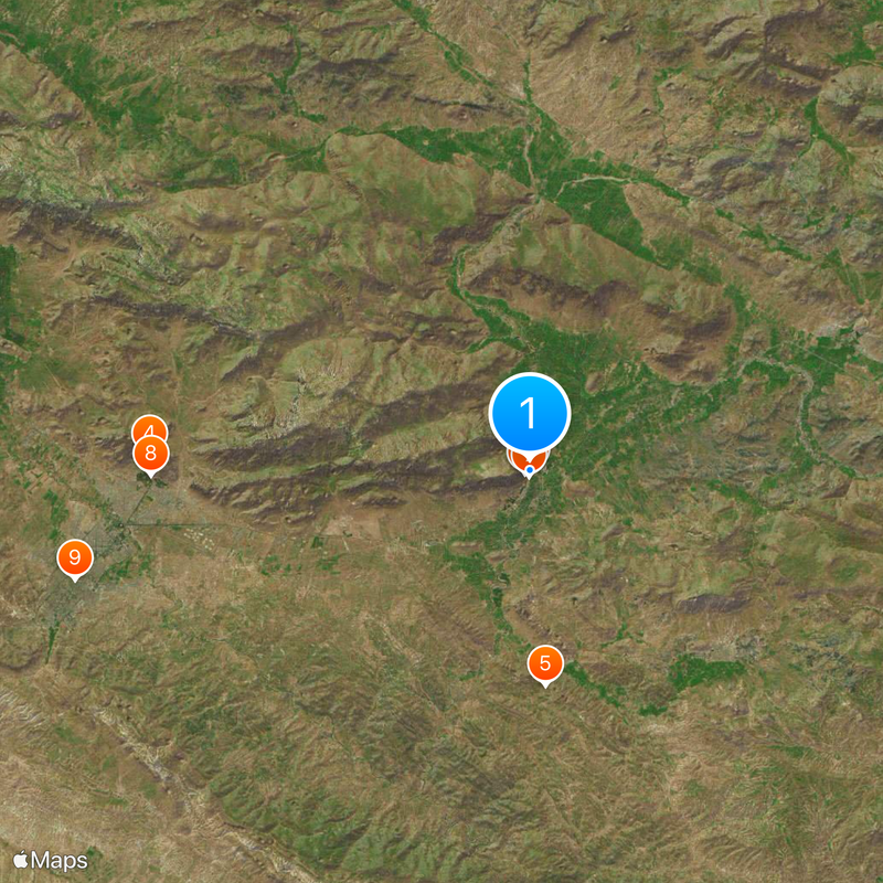 Inscripción de Behistún Mapa