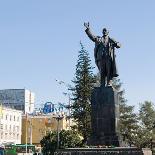Lenin haykali Irkutsk